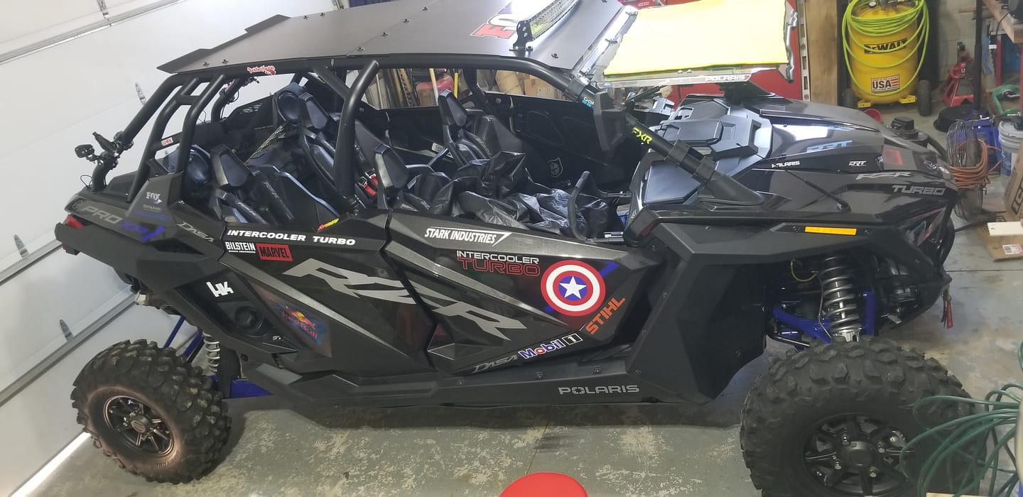 Customer photo review of RPM Polaris RZR Turbo R, Pro Xp, XP1000, & XPT Air Filter Pre Filter