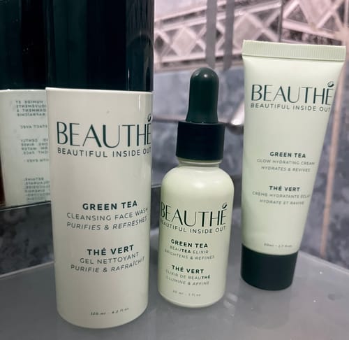 Customer photo review of Gamme Complète : Crème + Gel + Sérum