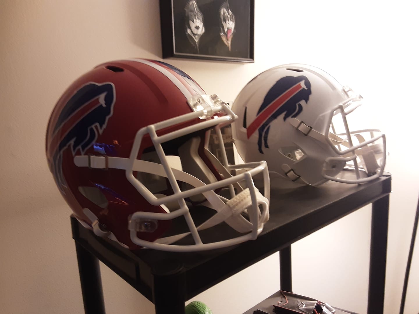 Customer photo review of Buffalo Bills Riddell Speed Replica Football Helmet