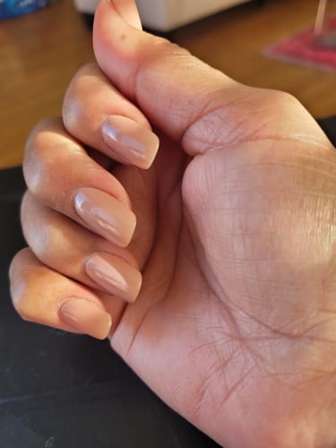 Customer photo review of Longwear Nail Polish - Latte