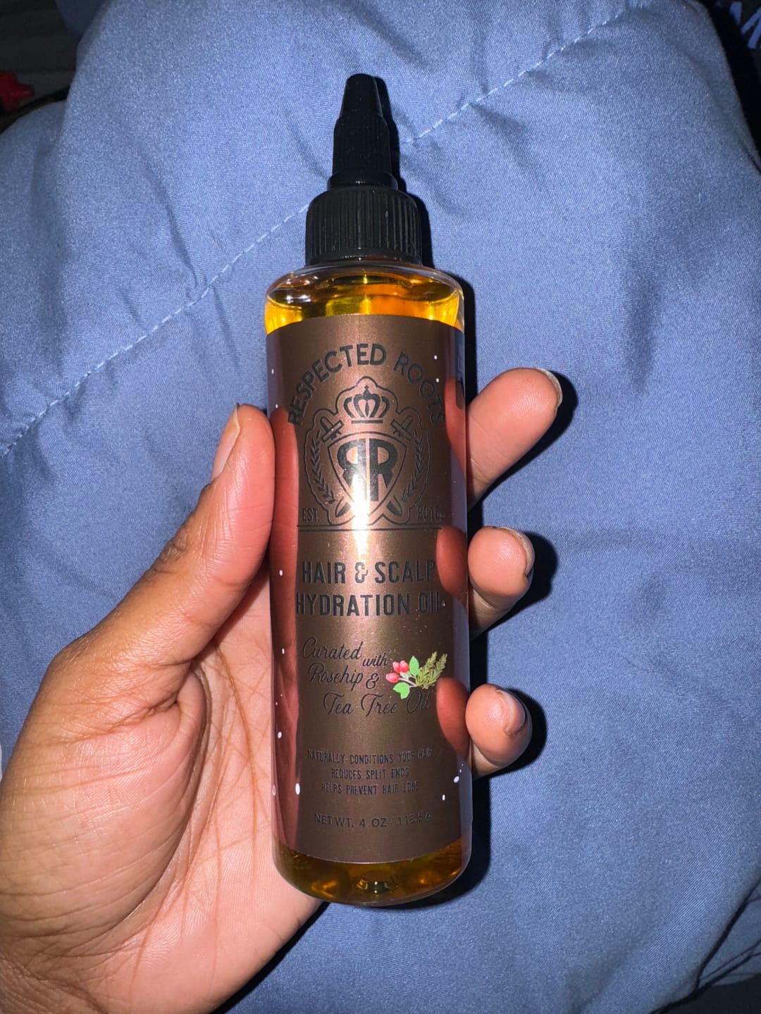 Customer photo review of Hair Oil & Wave Conditioner Kit