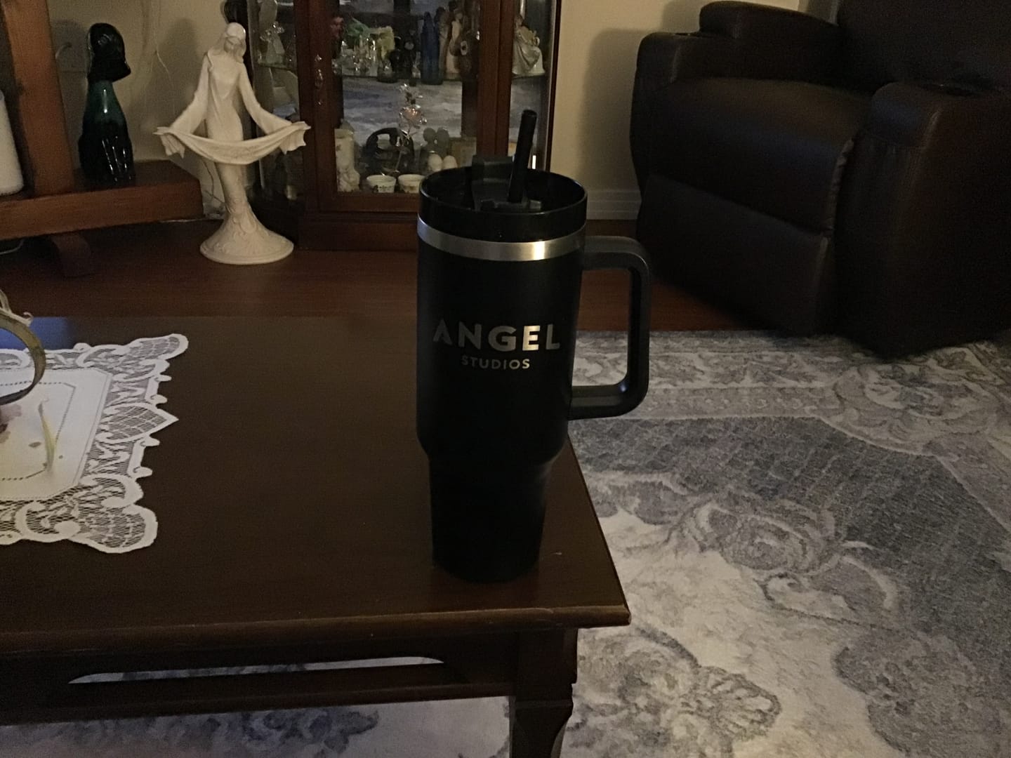 Customer photo review of Angel Studios Tumbler