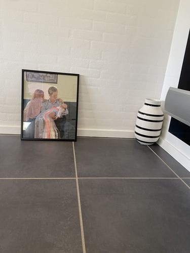 Customer photo review of Paint By Number eget billede med hurtig levering