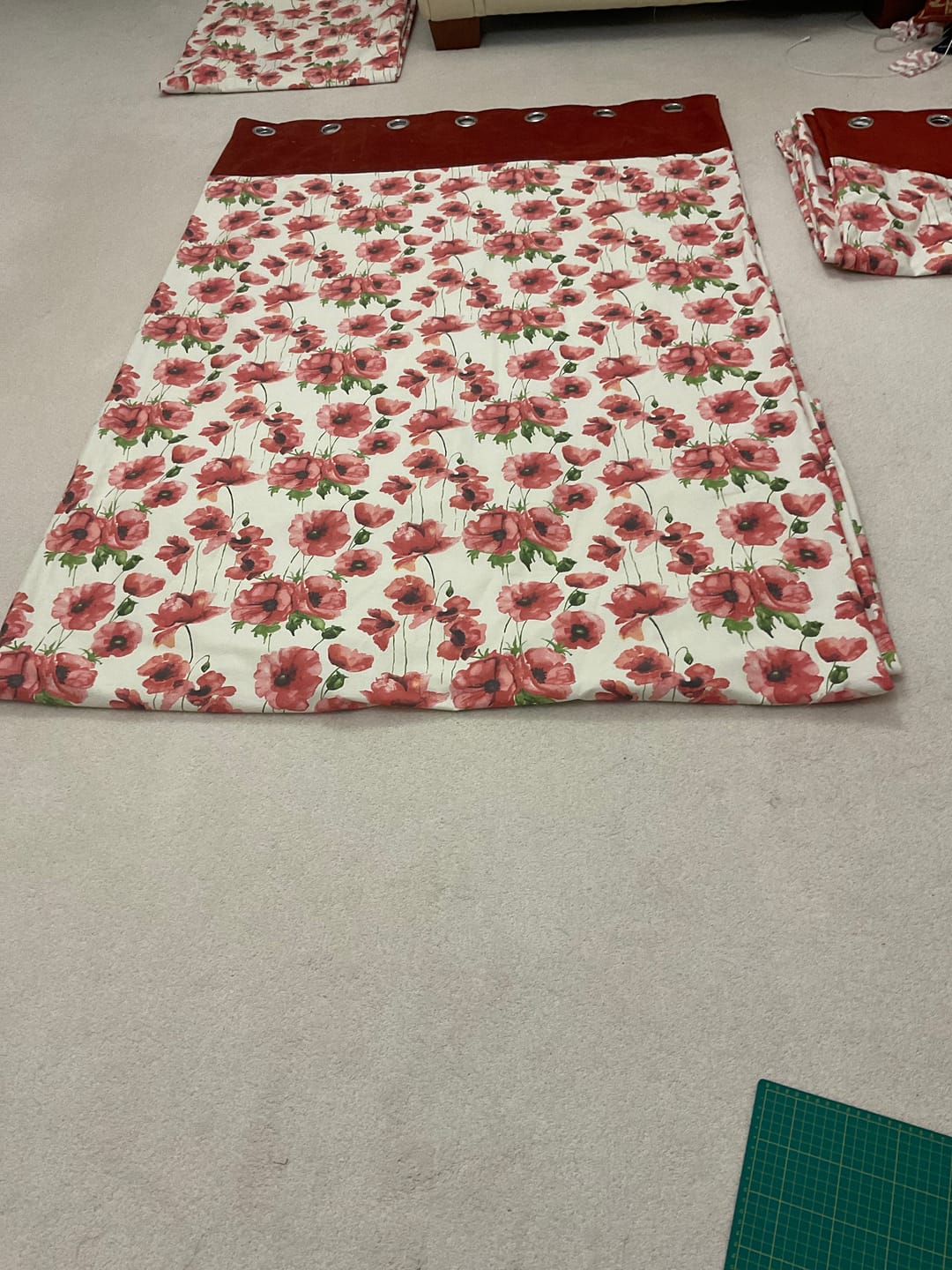 Customer photo review of Plain Faux Suede Fabric