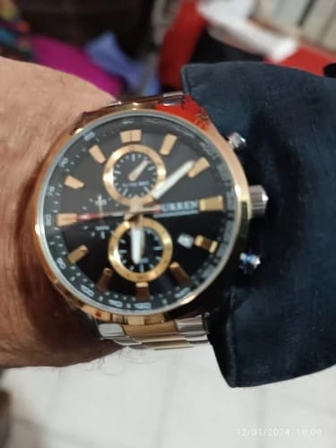 Customer photo review of Infinity Chrono Quartz Watch