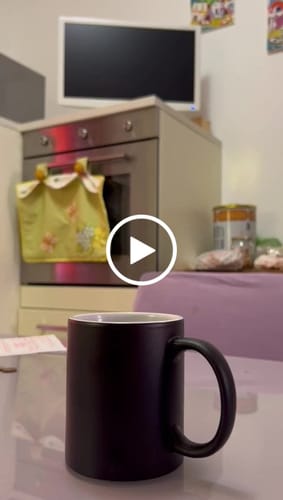 Customer video review of Tazza magica personalizzata 325ml