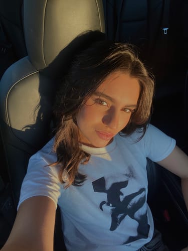 Customer photo review of 'Love or Lust' baby tee