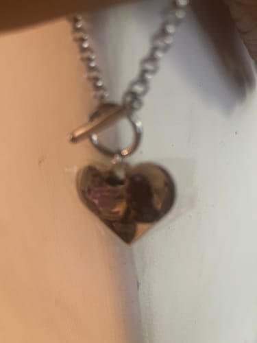 Customer photo review of Personalized Heart Bracelet I'm Always With You - Memorial Gift For Family, Friend