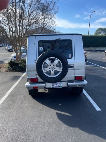Customer photo review of Mercedes Benz G Class "G-Wagon" Spare Tire Carrier 1990 - 2022