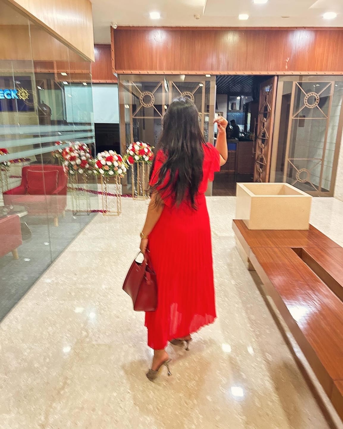 Customer photo review of Parota Statement Dress