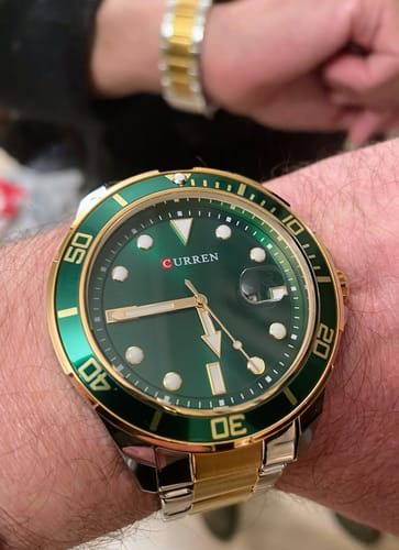 Customer photo review of Curren Sub® orologio uomo acciaio