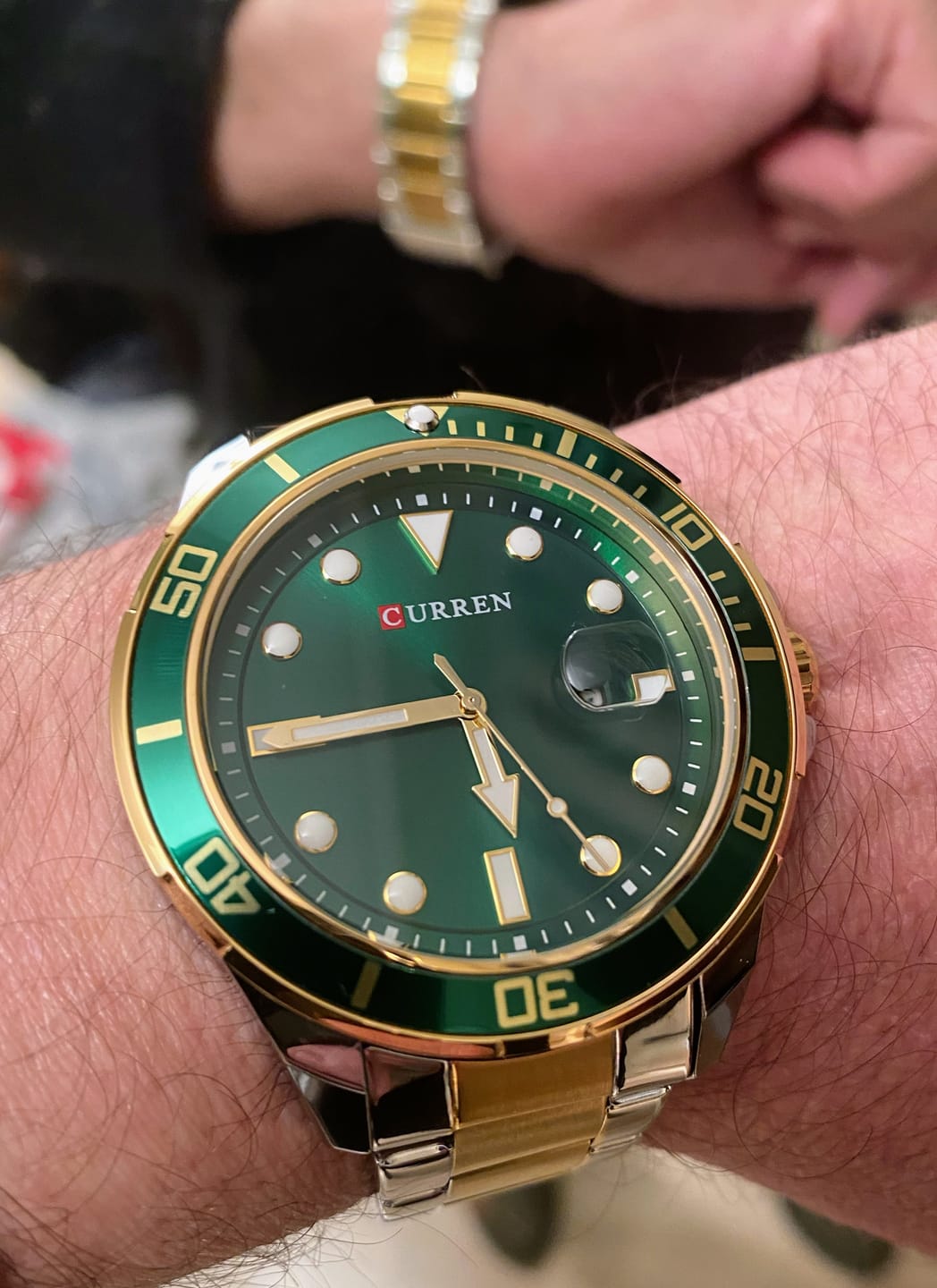 Customer photo review of Curren Sub® orologio uomo acciaio