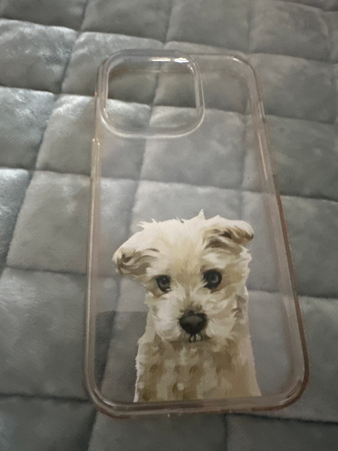 Customer photo review of Custom Pet Portrait Phone Cases