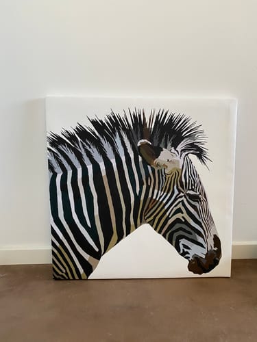 Customer photo review of Paint By Number eget billede med hurtig levering