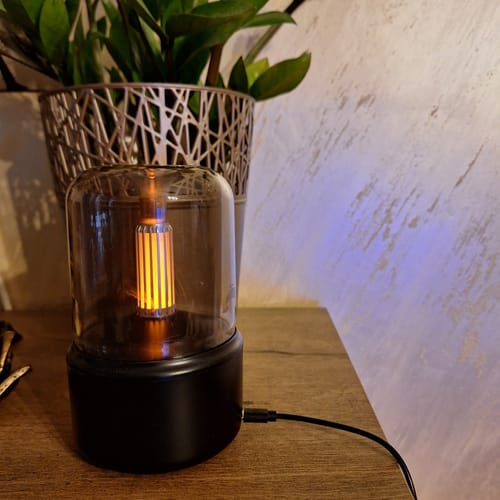 Customer photo review of Дифузер за етерични масла, Арома дифузер и овлажнител - Candle, 120мл