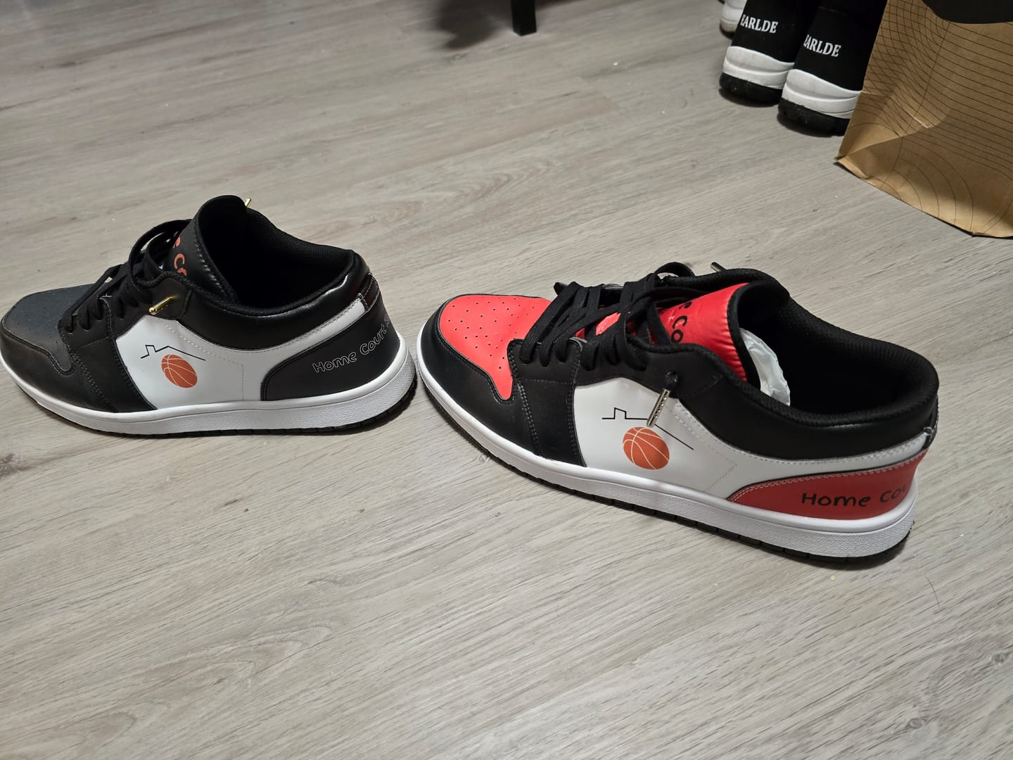 Customer photo review of Custom Company Promo Gifts, custom business gifts Personalized Sneakers, Custom Sneakers, Put name or business name on it, AJ1-C03200