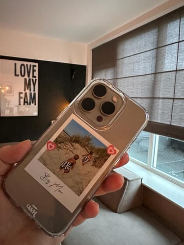 Customer photo review of iPhone 15 Pro - Personalized Polaroids Case