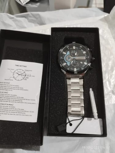 Customer photo review of Infinity Chrono Quartz Watch