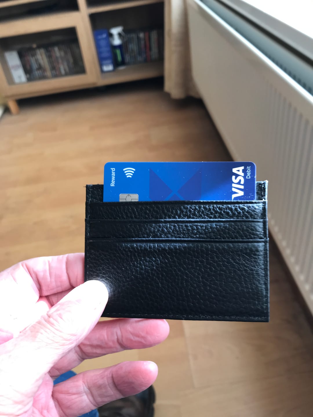 Customer photo review of Leather Card Holder