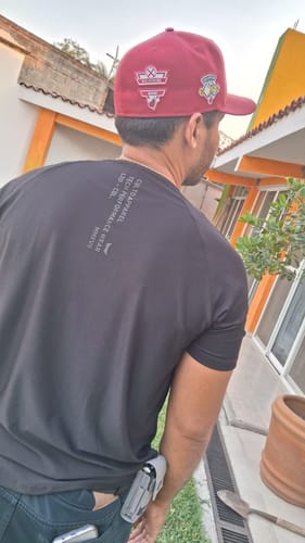 Customer photo review of Training Sport Tee - Oxford Gray