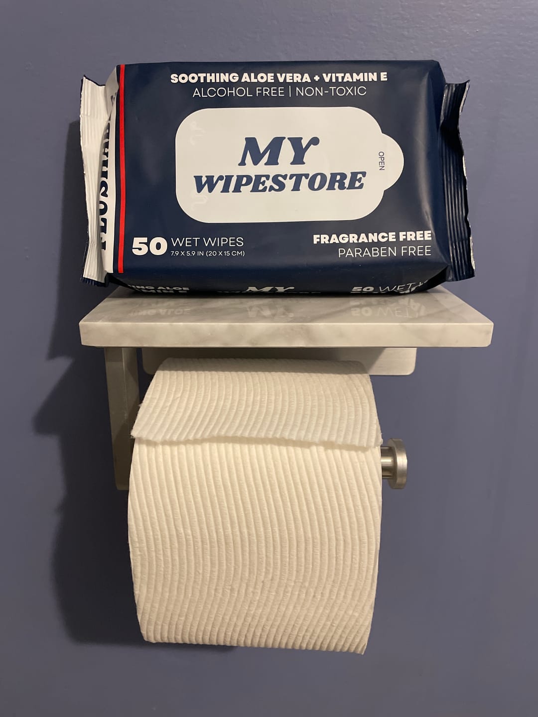 Customer photo review of My Wipes Premium Flushable Wipes
