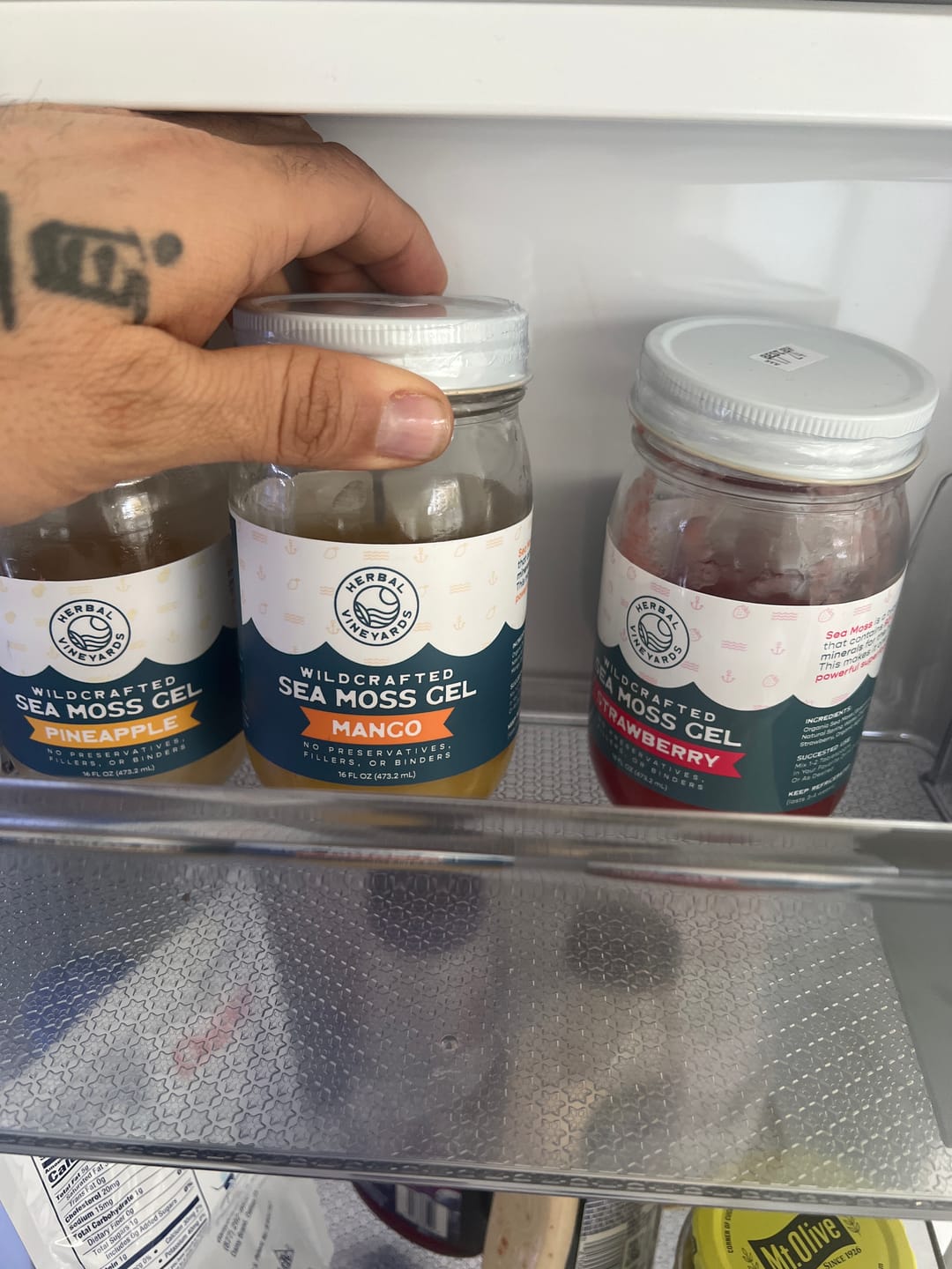 Customer photo review of Flavored Sea Moss Gel Trio Bundle