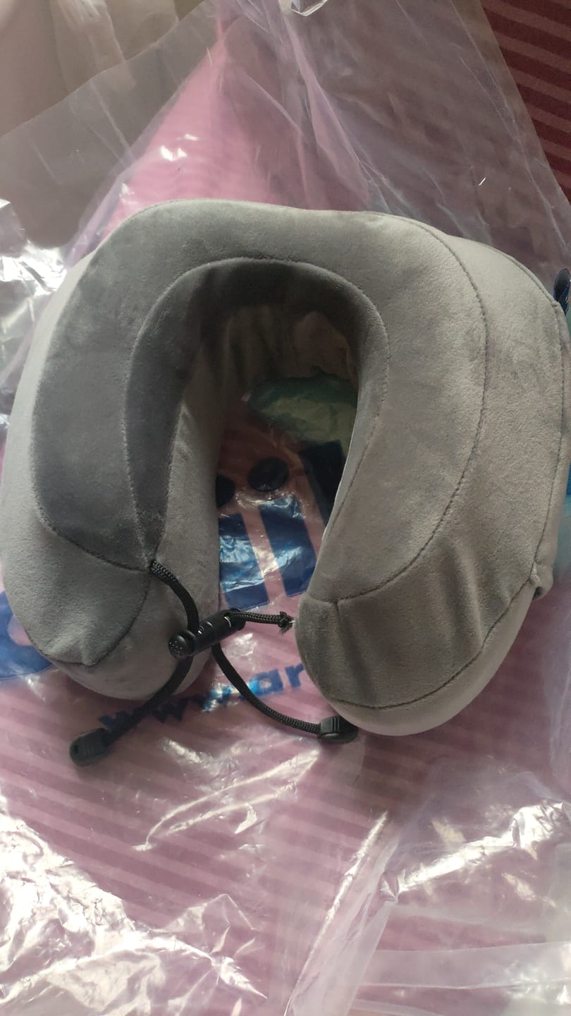 Customer photo review of High Neck Memory Foam Pillow
