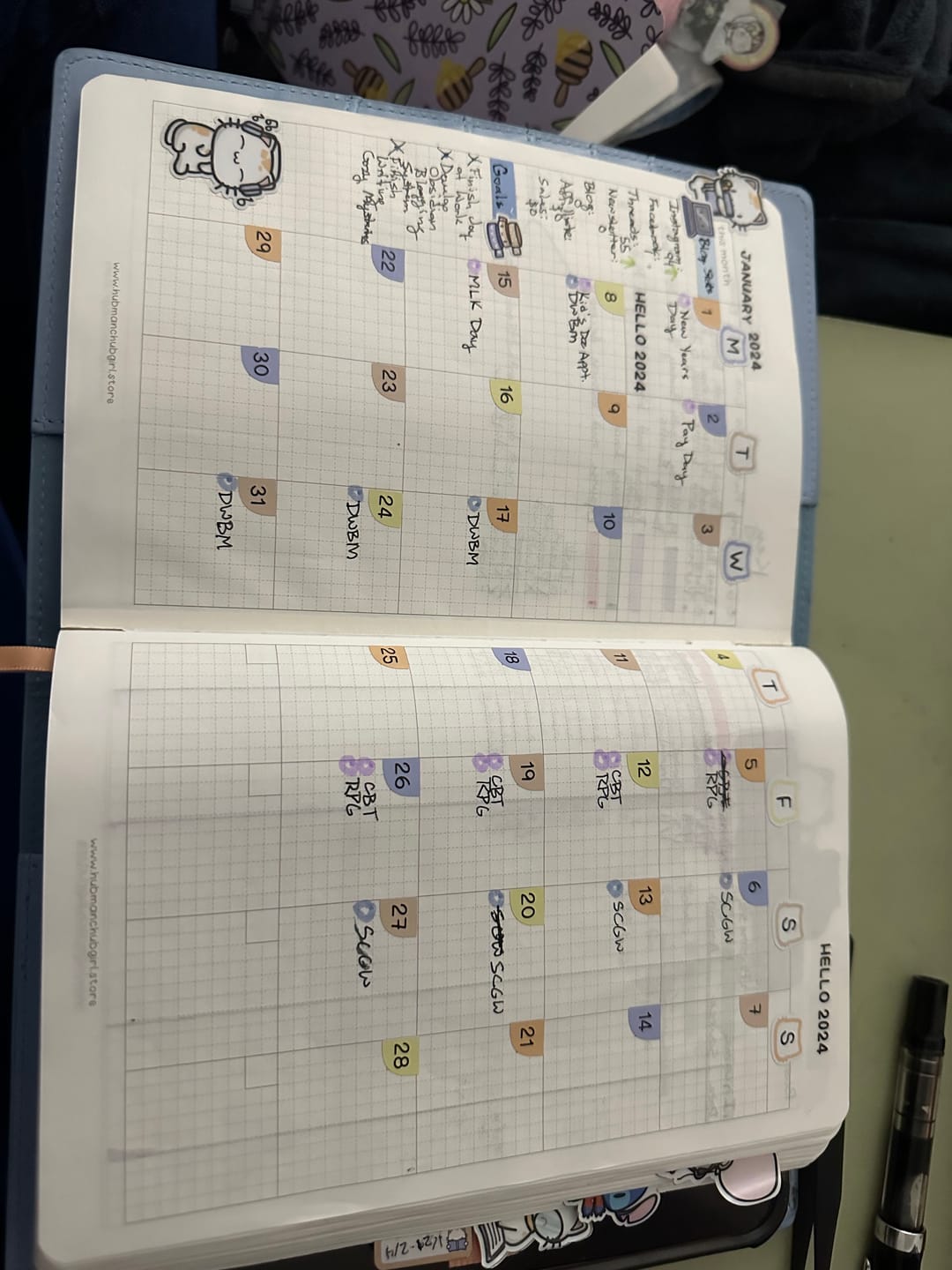 Customer photo review of Sticker Sheet - Me Time