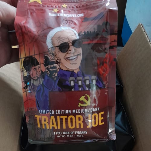 Customer photo review of Traitor Joe Collectors Roast