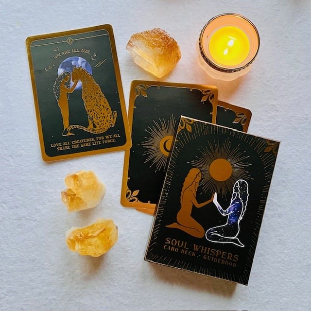 Customer photo review of Soul Whispers Card Deck