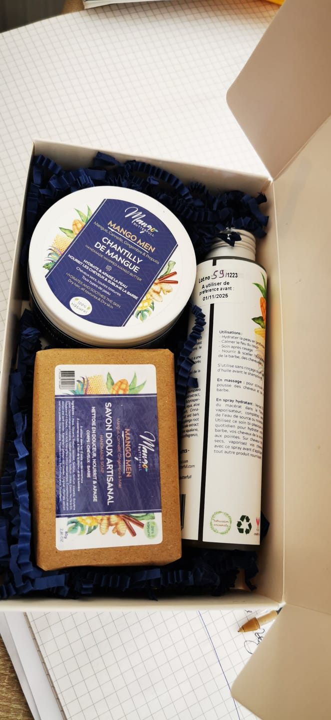 Customer photo review of COFFRET MANGO MEN
