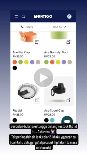 Customer video review of Flip Lid