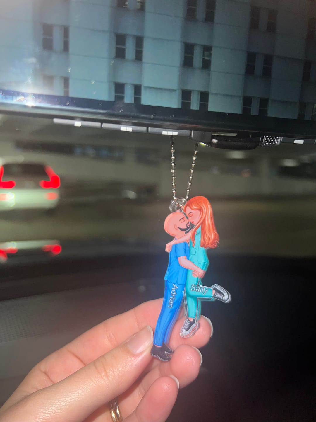 Customer photo review of Personalized Ornament, Couple Portrait, Firefighter, Nurse, Police Officer, Teacher, Gifts by Occupation