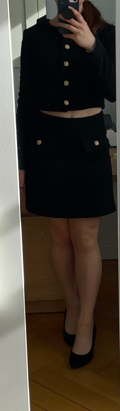 Customer photo review of Harmony Tweed Two Piece