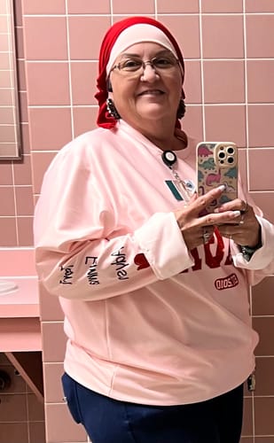 Customer photo review of Personalized Glitter Custom Name Mimi Nana Grandma Est And Kids Sweatshirt