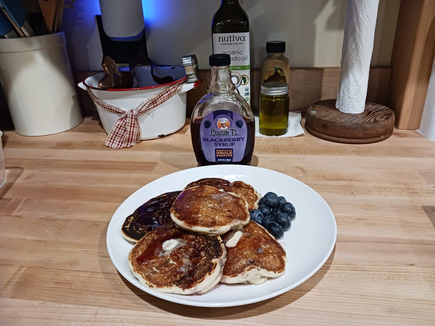Customer photo review of Cousin T's Blackberry Syrup