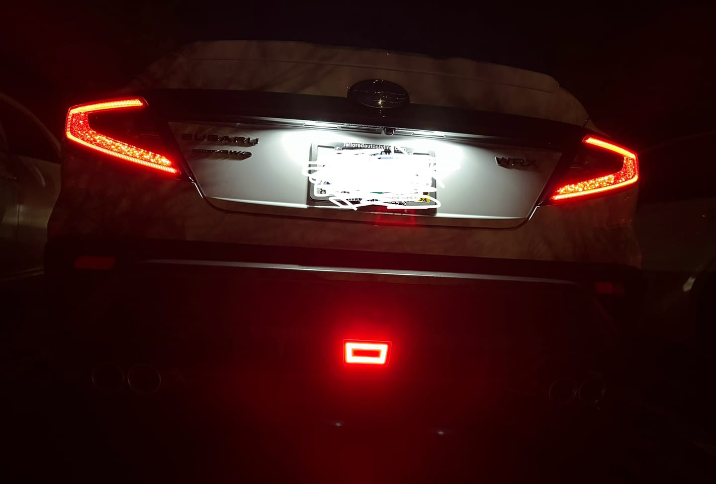 Customer photo review of 2011-24 Subaru WRX & STi F1 Rear Fog Lights