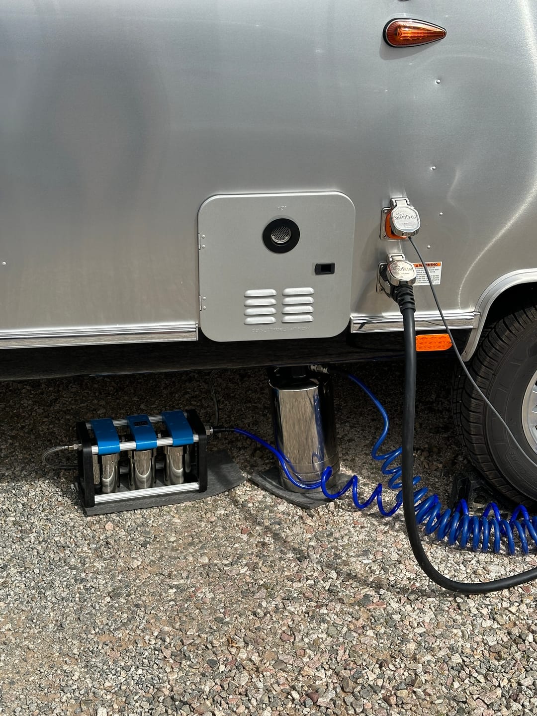 Customer photo review of RV Water Hose with AIR GEAR Storage Bag