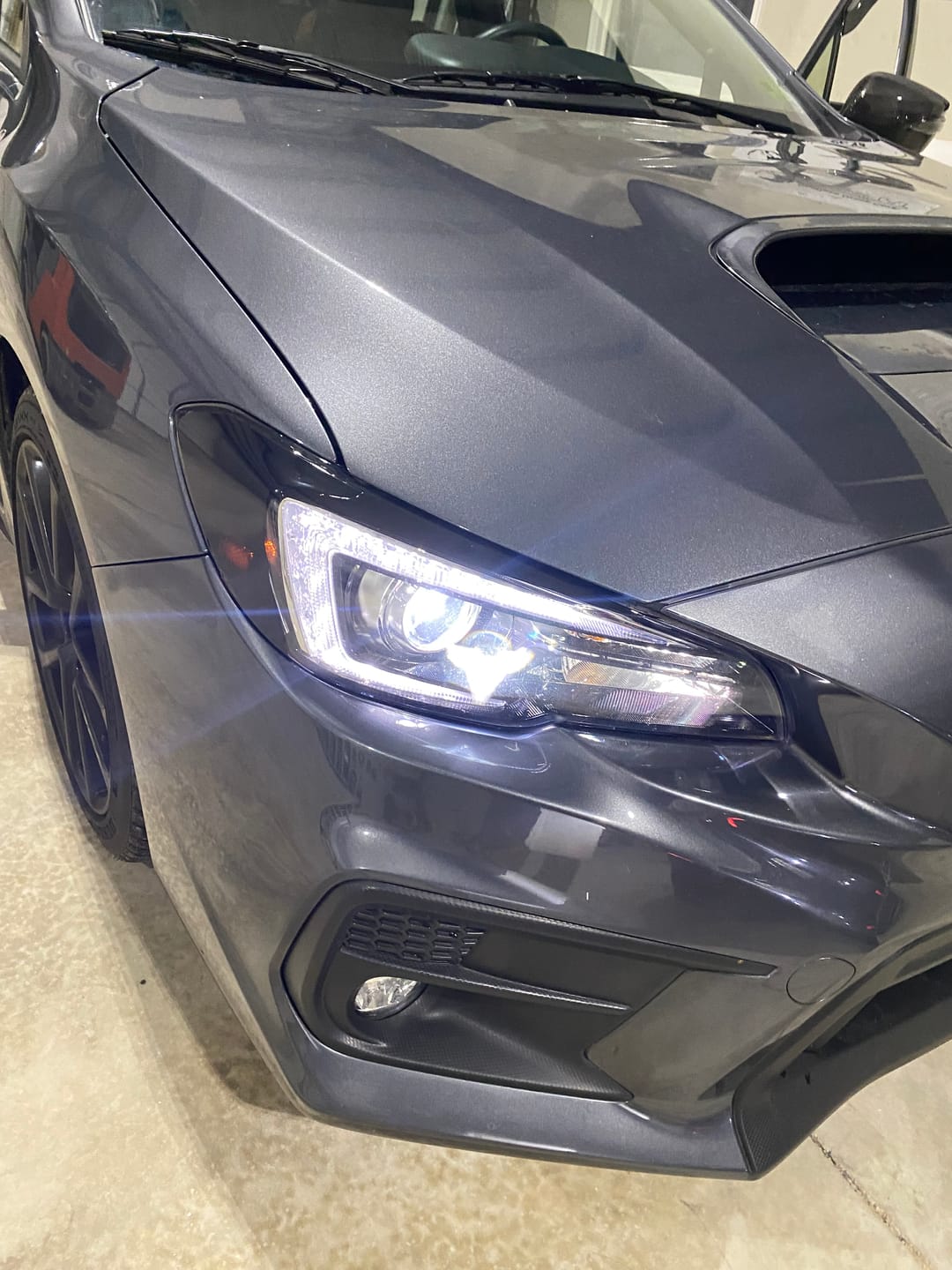 Customer photo review of 2015-21 WRX/STI Blackout Headlight Overlays