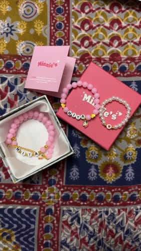 Customer photo review of Kids Rainbow Charm Necklace