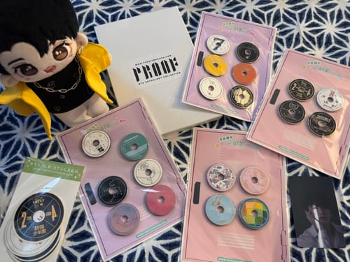 Customer photo review of BTS Anthology CD Magnet Collection Part One