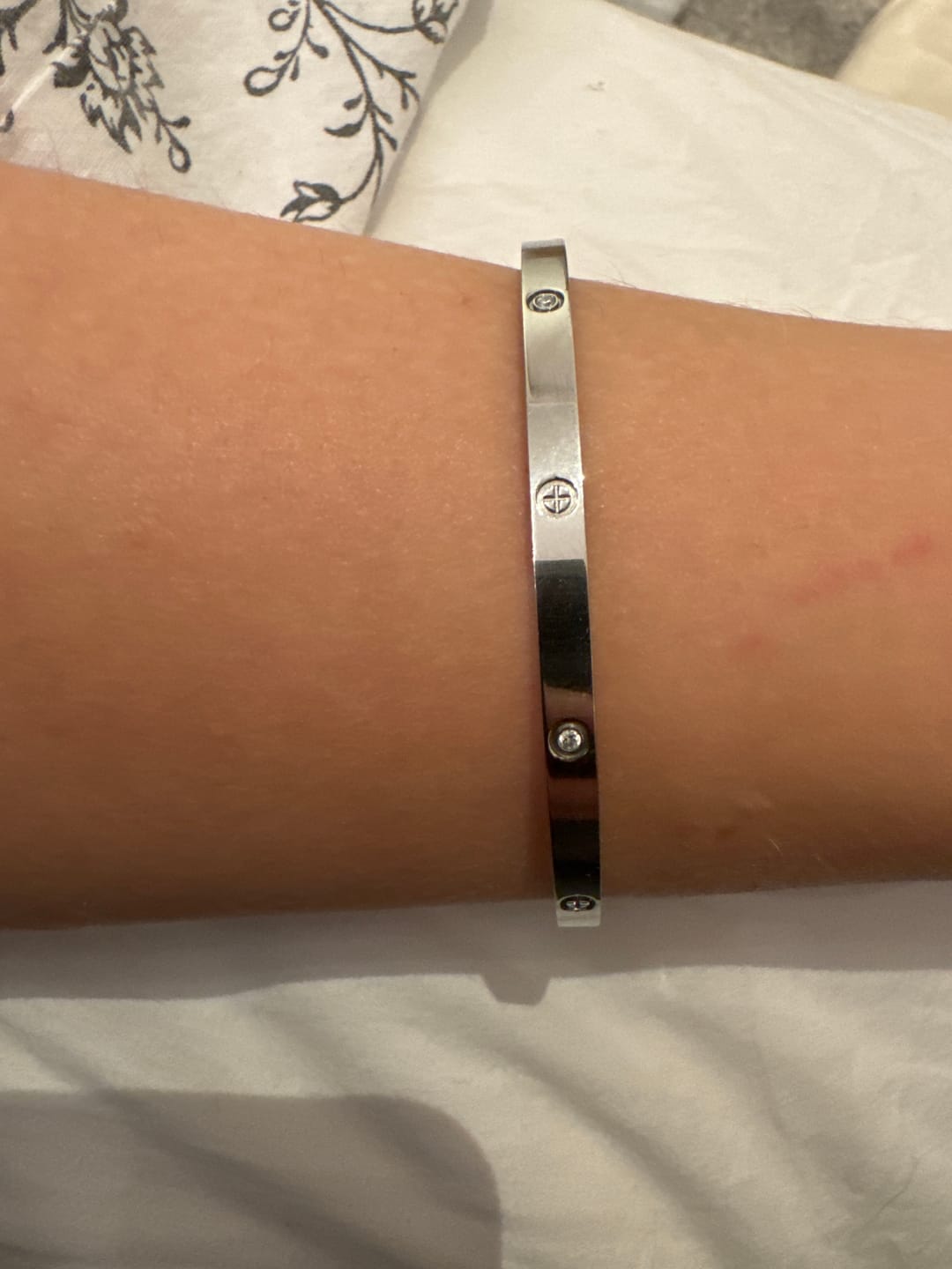 Customer photo review of Timeless Affection Stone Armreif