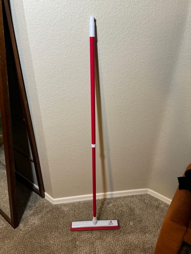Customer photo review of Indigo Pet Hair Removal Broom