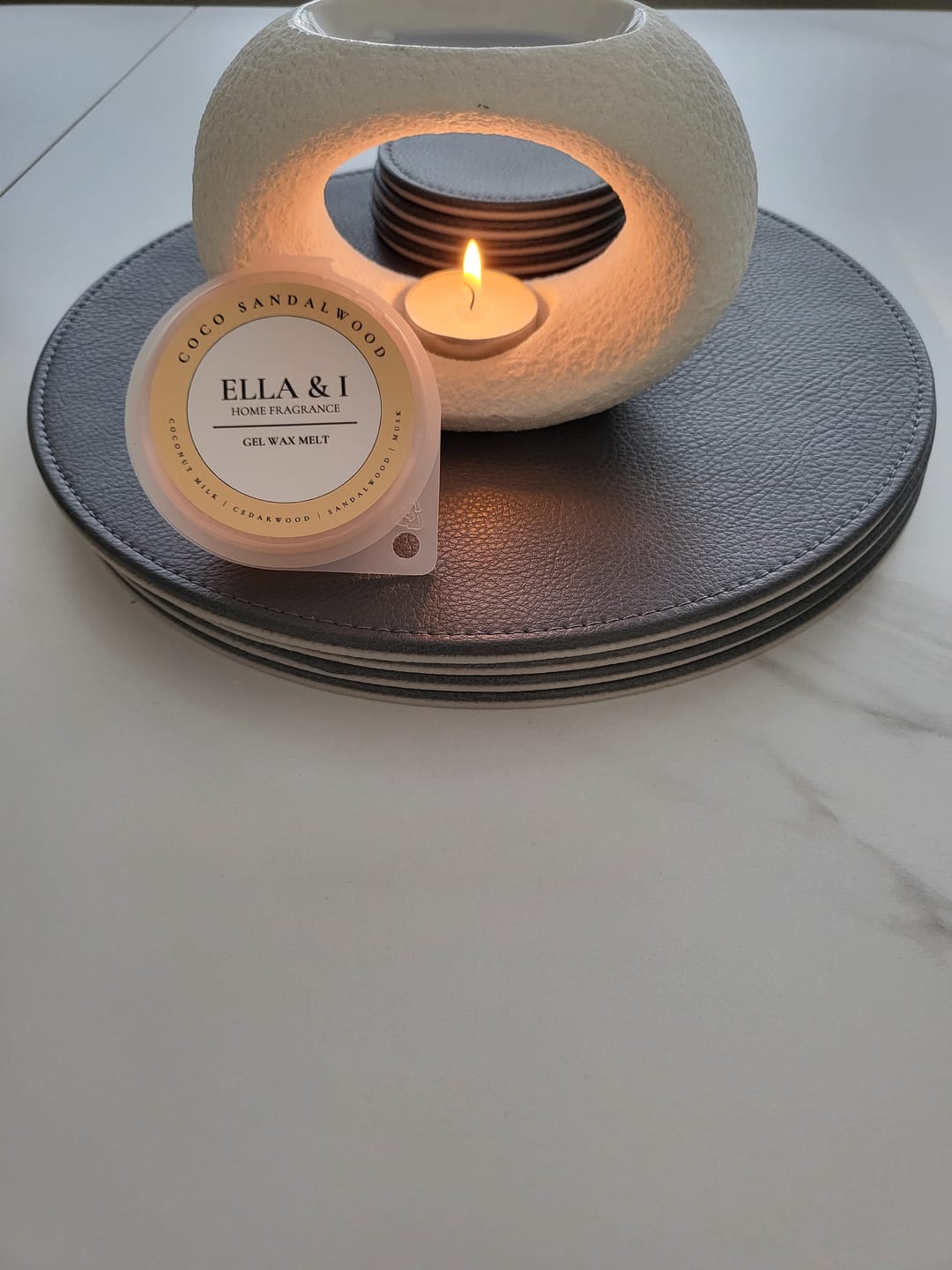 Customer photo review of Coco Sandalwood Gel Melt