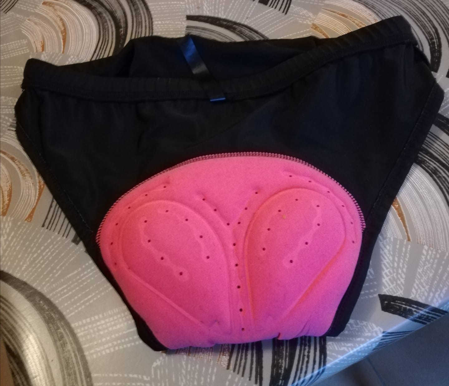 Customer photo review of CULOTTE NOIRE VTT/CYCLISME ABSOR+ - FEMME