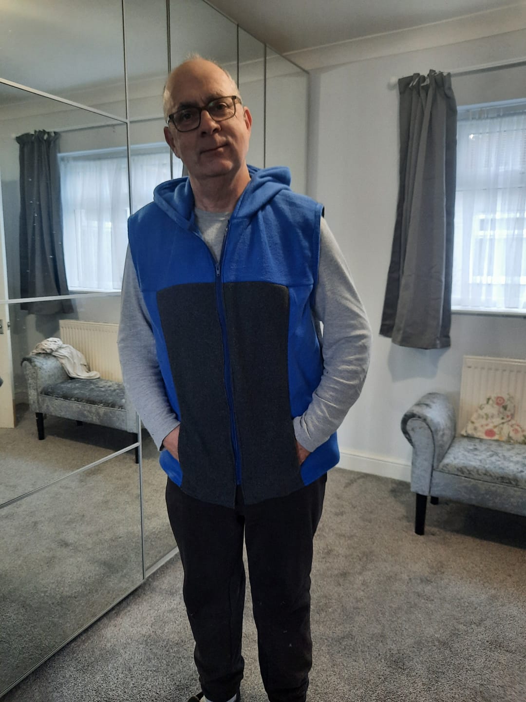 Customer photo review of Plain Fleece/Sweatshirt Remnants