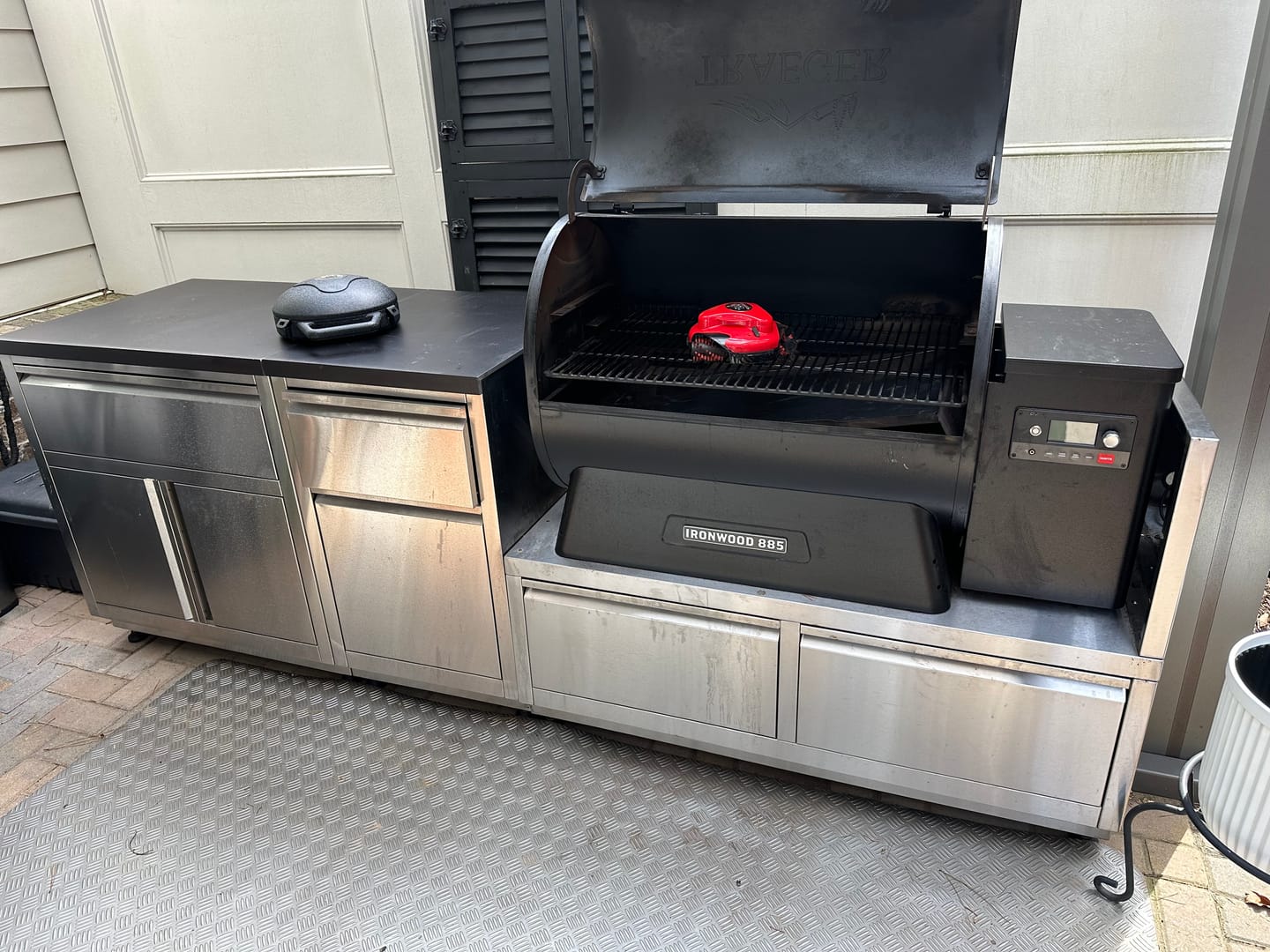 Customer photo review of Grillbot Grill Cleaning Robot