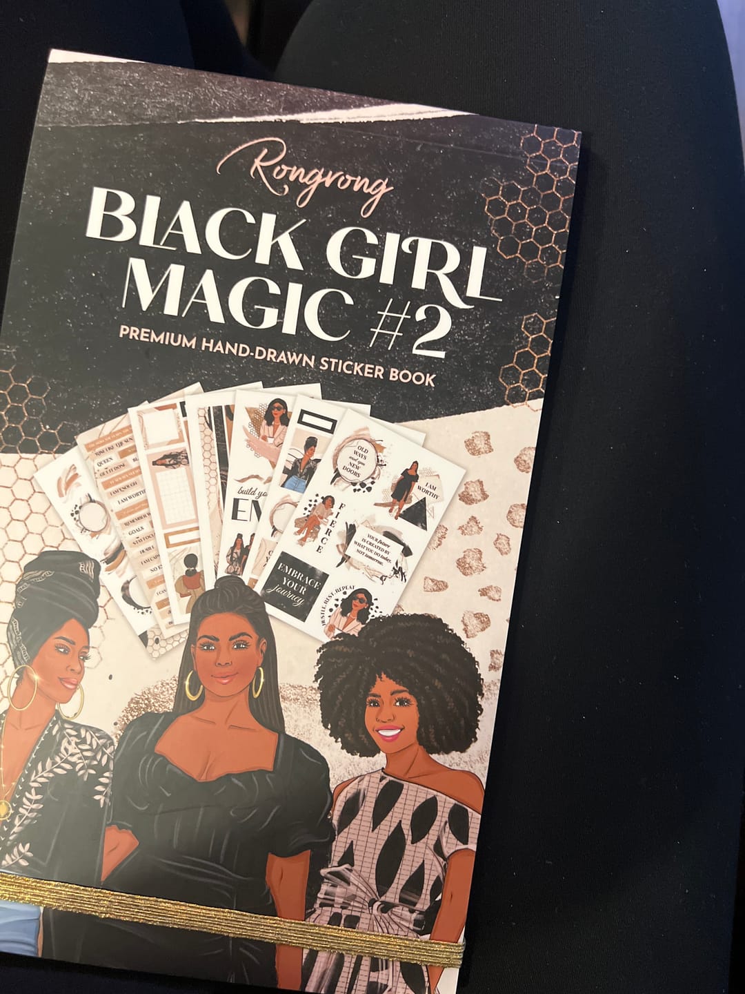 Customer photo review of Black Girl Magic Sticker Book #2