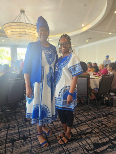 Customer photo review of Dashiki Shirt- Zeta Phi Beta