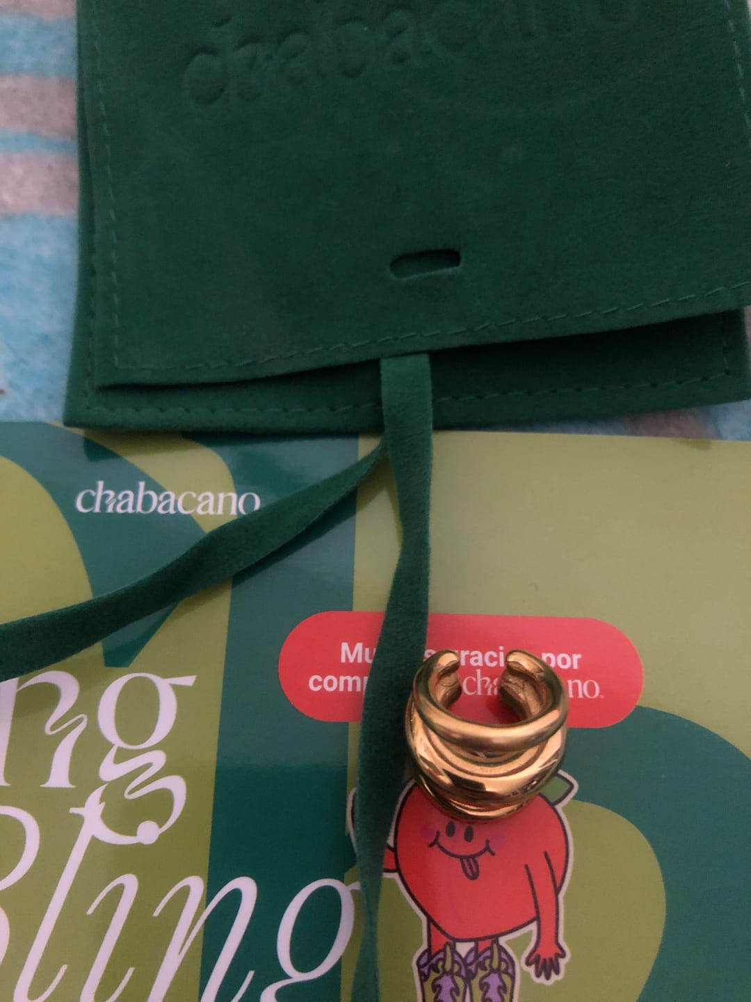 Customer photo review of Ear Cuff Triple